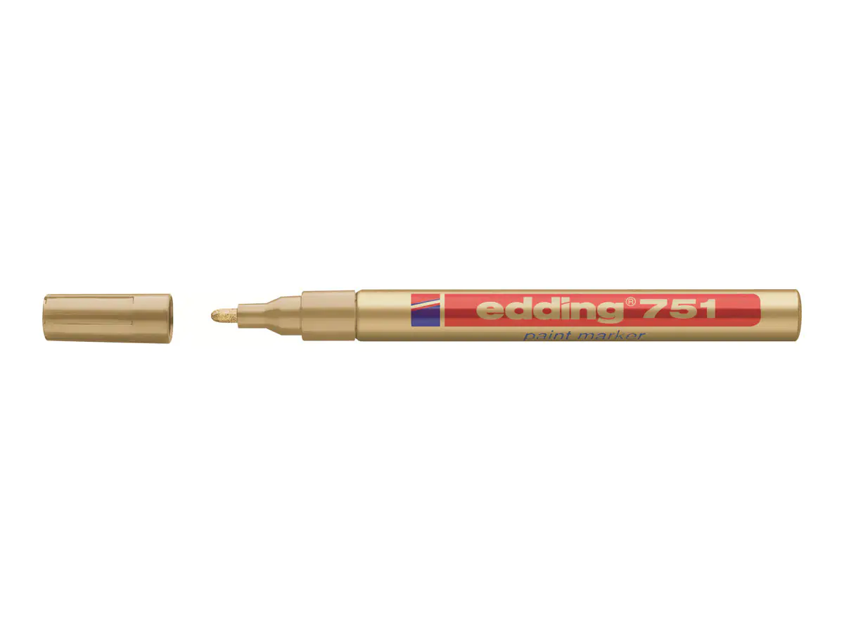EDDING 751 paint - Marker - permanent - Gold 4-751053