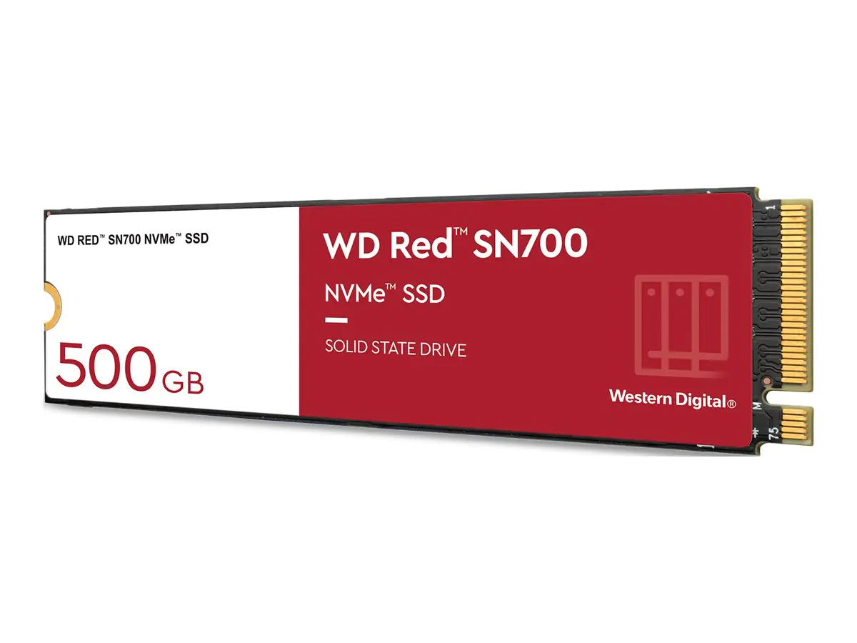 WD Red SN700 WDS500G1R0C - SSD - 500 GB - intern - M.2 2280 - PCIe 3.0 x4 (NVMe)