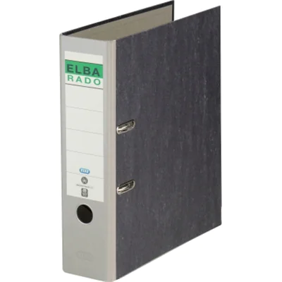 ELBA Ordner ELBArado 100022602 DIN A4 80mm Pappe grau ELBA Ordner ELBArado 100022602 DIN A4 80mm Pappe grau