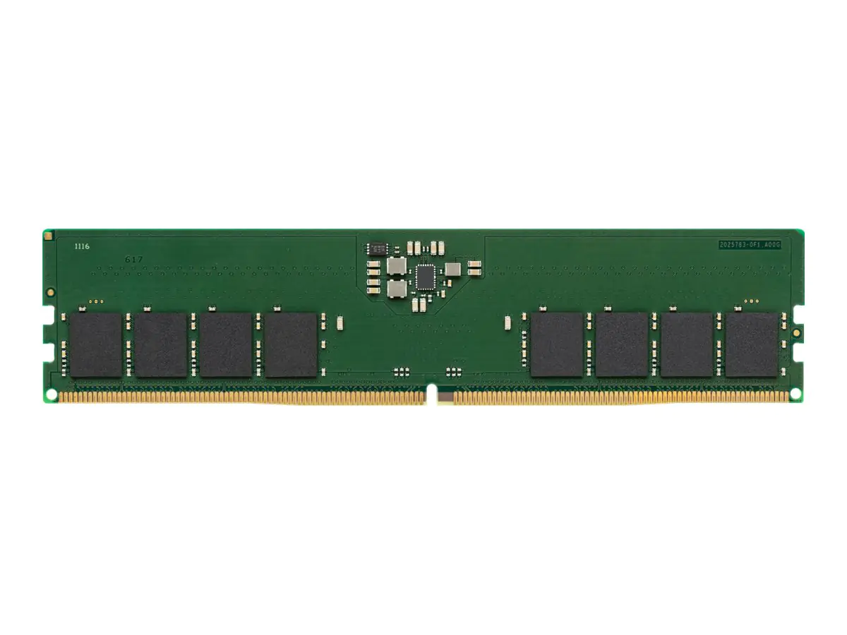 Kingston ValueRAM - DDR5 - Modul - 16 GB - DIMM 288-PIN - 5600 MHz / PC5-44800 - CL46 - 1.1 V - ungepuffert - on-die ECC Kingston ValueRAM - DDR5 - Modul - 16 GB - DIMM 288-PIN - 5600 MHz / PC5-44800 - CL46 - 1.1 V - ungepuffert - on-die ECC