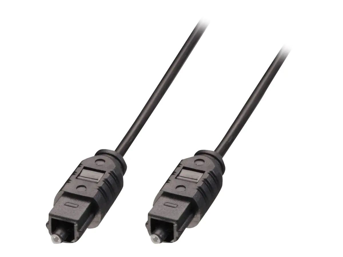 Lindy - Digitales Audio-Kabel (optisch) - SPDIF - TOSLINK männlich zu TOSLINK männlich - 2 m - Glasfaser