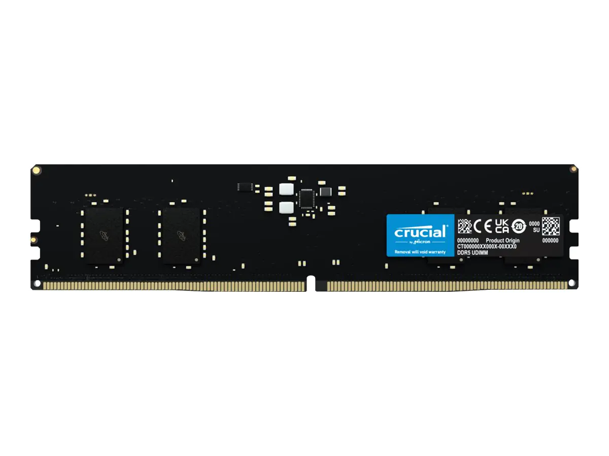 Crucial - DDR5 - Modul - 8 GB - DIMM 288-PIN - 4800 MHz / PC5-38400 - CL40 - 1.1 V - ungepuffert - non-ECC