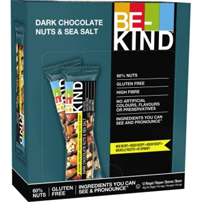 BE-KIND Nussriegel NUTS SEA SALT DARK 12 x 40 g/Pack. BE-KIND Nussriegel NUTS SEA SALT DARK 12 x 40 g/Pack.