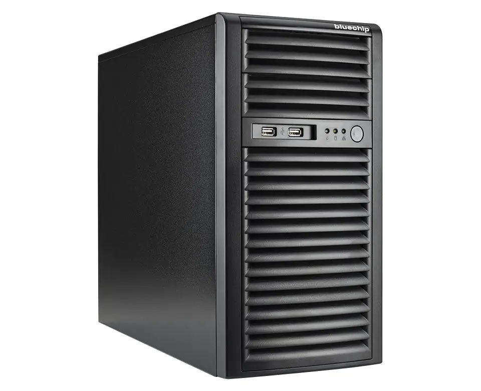 bluechip SERVERline T30331s Silent/Quiet-Server, Tower, Intel® Xeon® 6315P Prozessor / bis zu 5.20 GHz, 32 GB DDR5, 2 x 960 GB SSD, 2 x Gigabit Ethernet 850689