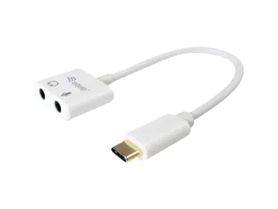 equip - Adapter USB-C auf Klinkenstecker - 24 pin USB-C männlich zu mini-phone stereo 3.5 mm weiblich - 15 cm