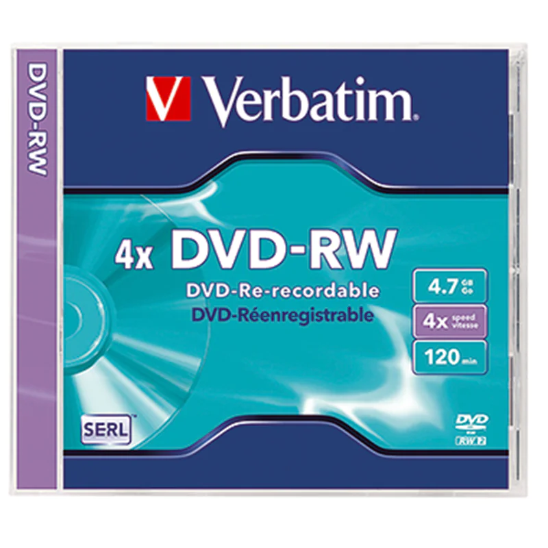 Verbatim DataLifePlus - 5 x DVD-RW - 4.7 GB 4x - Jewel Case (Schachtel)