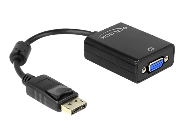Delock Adapter Displayport male > VGA 15 pin female - VGA-Adapter - DisplayPort (M) 61848