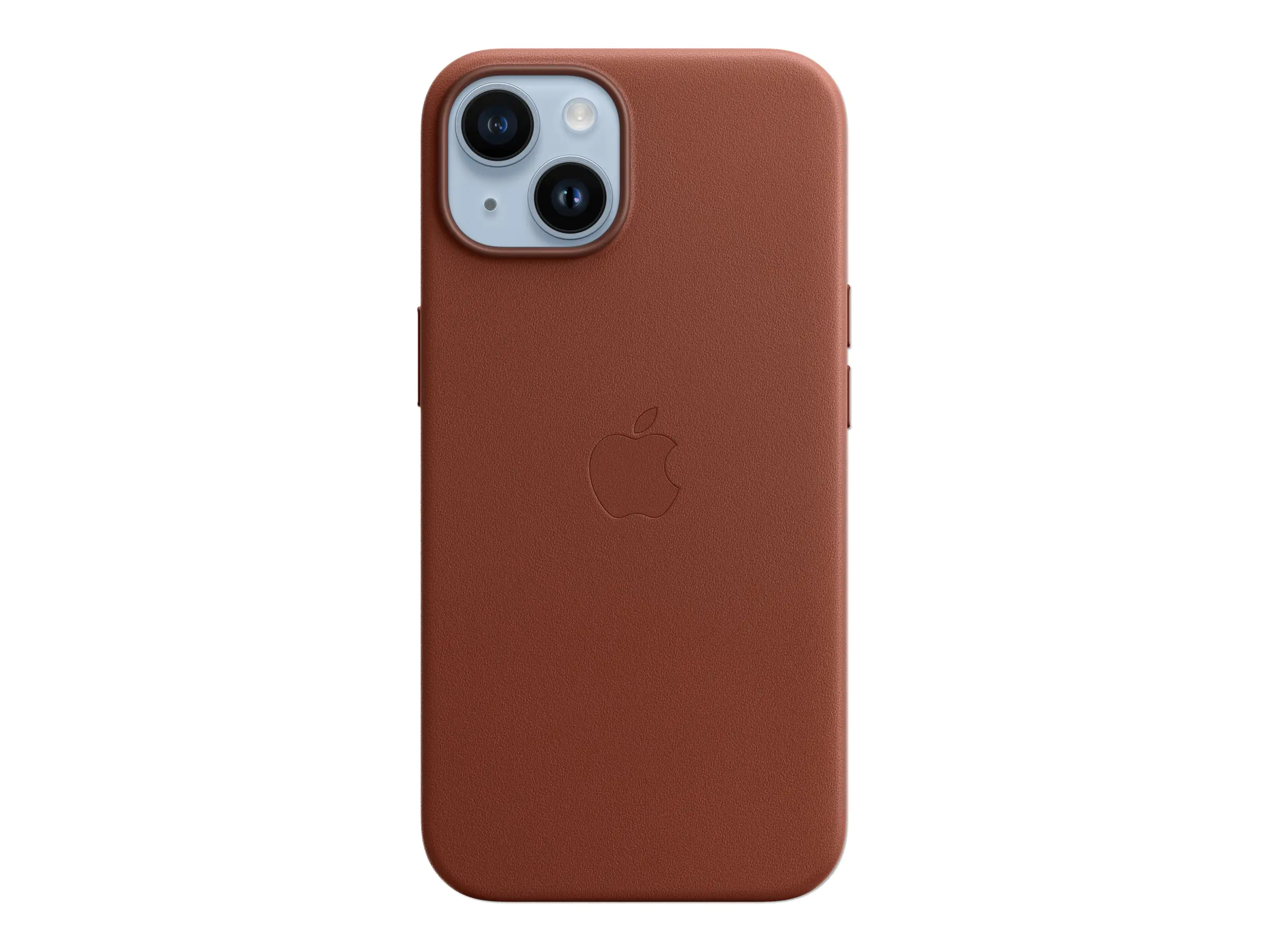 Apple - Hintere Abdeckung für Mobiltelefon - kompatibel mit MagSafe - Leder - Umbra - für iPhone 14