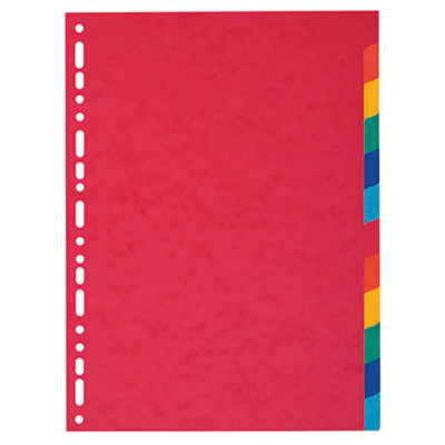 Exacompta Register Nature Future 1412E DIN A4 12teilig blanko farbig Exacompta Register Nature Future 1412E DIN A4 12teilig blanko farbig