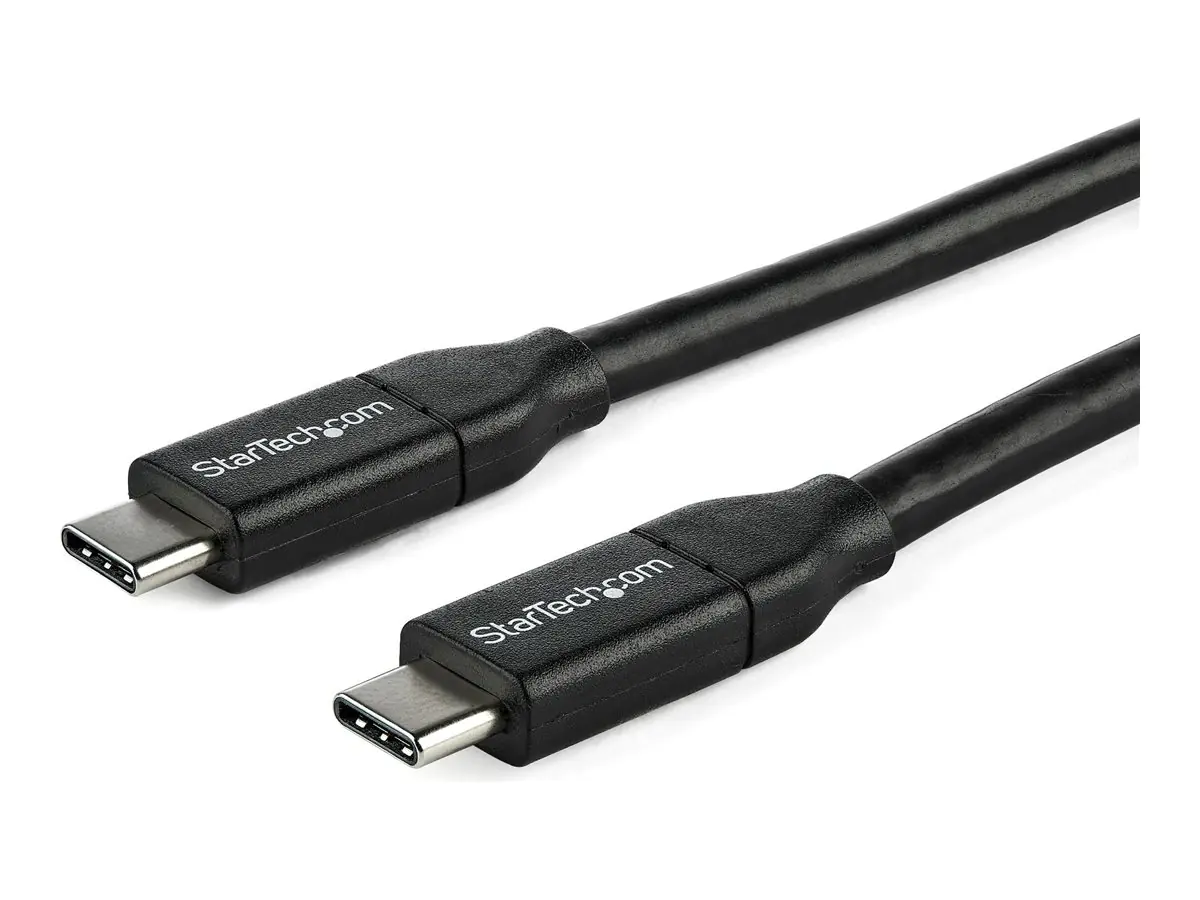 StarTech.com StarTech USB-C auf USB-C Kabel mit 5A Power Delivery - St/St - 1m - USB 2.0 - USB-IF zertifiziert - USB Typ C Kabel - USB-Kabel - USB-C (M) USB2C5C1M