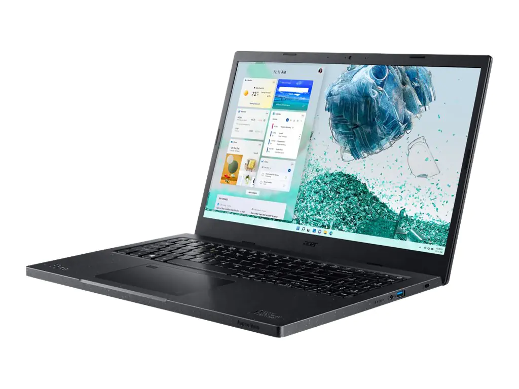 Acer Aspire Vero AV15-52 - Intel Core i7 1255U / 1.7 GHz - Evo - Win 11 Home - Intel Iris Xe Grafikkarte - 16 GB RAM - 1.024 TB SSD - 39.6 cm (15.6") IPS 1920 x 1080 (Full HD) - 802.11a/b/g/n/ac/ax (Wi-Fi 6E) - Starry Black - kbd: Deutsch