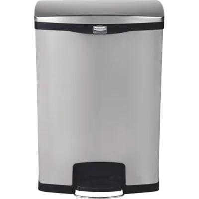Rubbermaid Tretabfalleimer Slim Jim 1901999 Metall 90l Rubbermaid Tretabfalleimer Slim Jim 1901999 Metall 90l