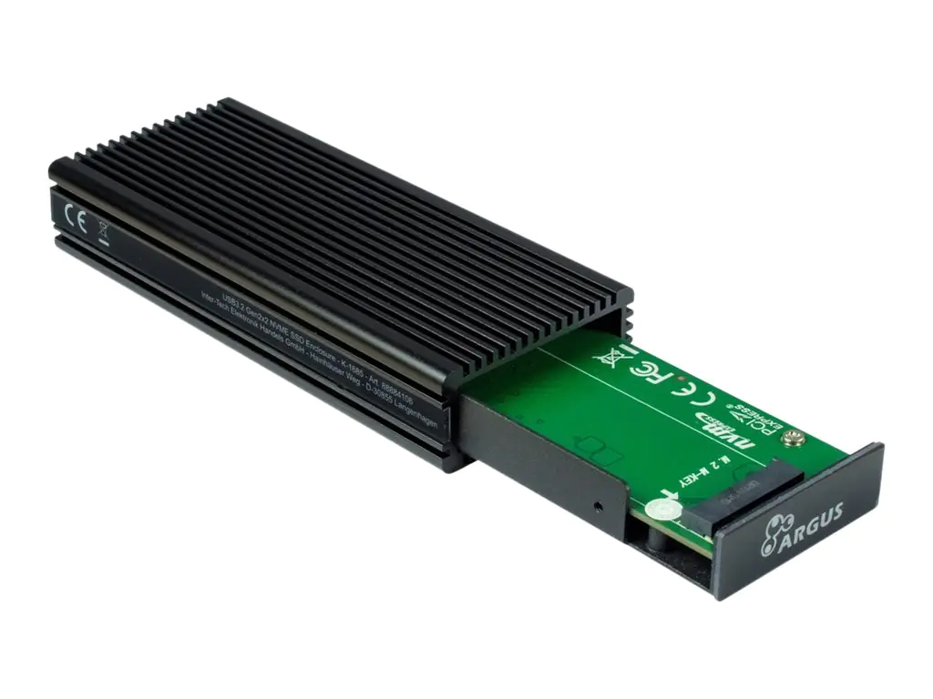 Argus K-1685 - Speichergehäuse - M.2 - M.2 NVMe Card / PCIe (NVMe) - USB 3.2 (Gen 2x2)