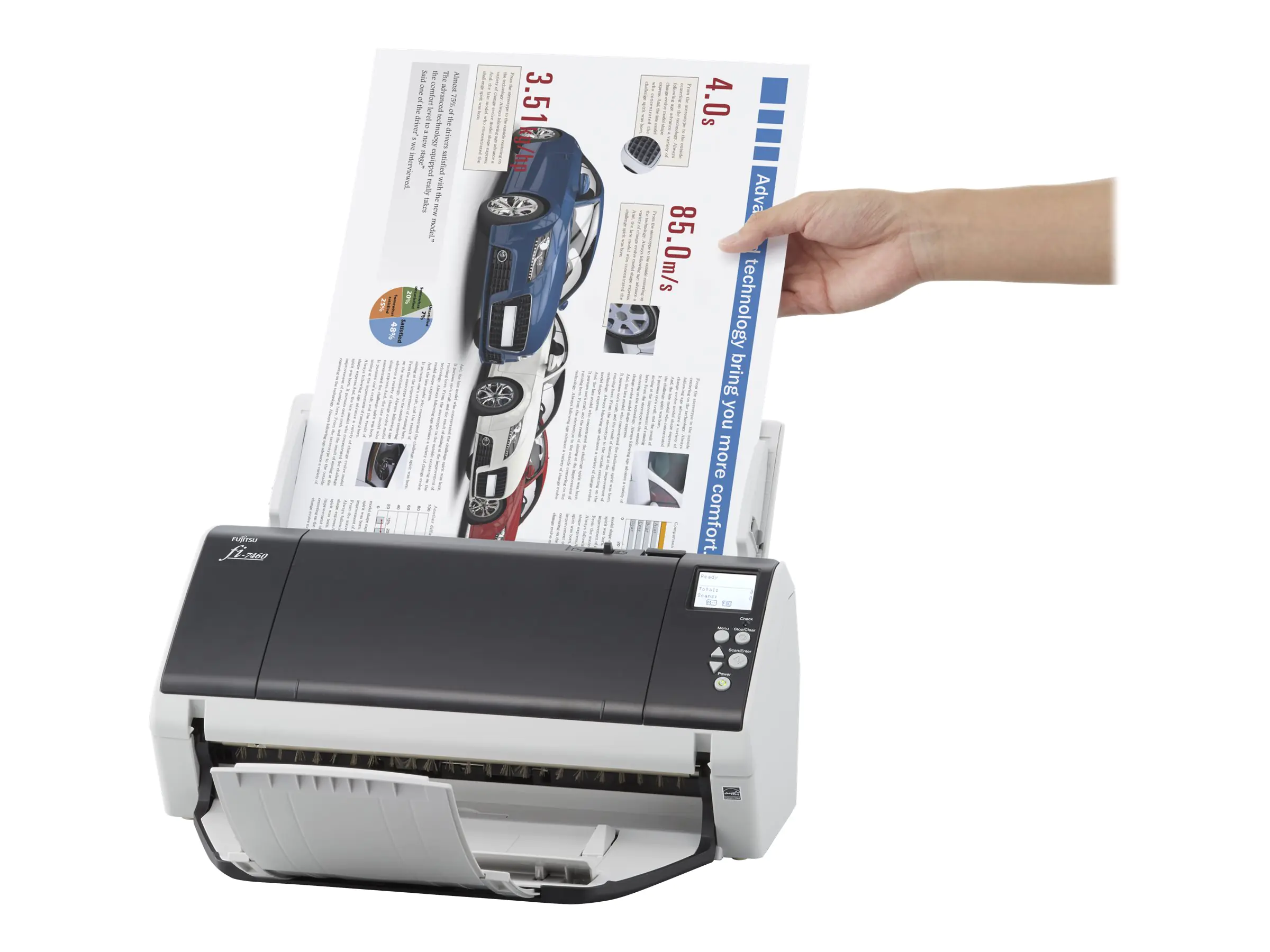 Fujitsu fi-7480 - Dokumentenscanner - Dual CCD - Duplex - 304.8 x 431.8 mm - 600 dpi x 600 dpi - bis zu 160 Seiten/Min. (einfarbig) / bis zu 160 Seiten/Min. (Farbe) - automatischer Dokumenteneinzug (100 Blätter) - USB 3.0 Fujitsu fi-7480 - Dokumentenscanner - Dual CCD - Duplex - 304.8 x 431.8 mm - 600 dpi x 600 dpi - bis zu 160 Seiten/Min. (einfarbig) / bis zu 160 Seiten/Min. (Farbe) - automatischer Dokumenteneinzug (100 Blätter) - USB 3.0