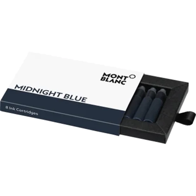 Montblanc Tintenpatrone 128199 mitternachtsblau 8 St./Pack. Montblanc Tintenpatrone 128199 mitternachtsblau 8 St./Pack.