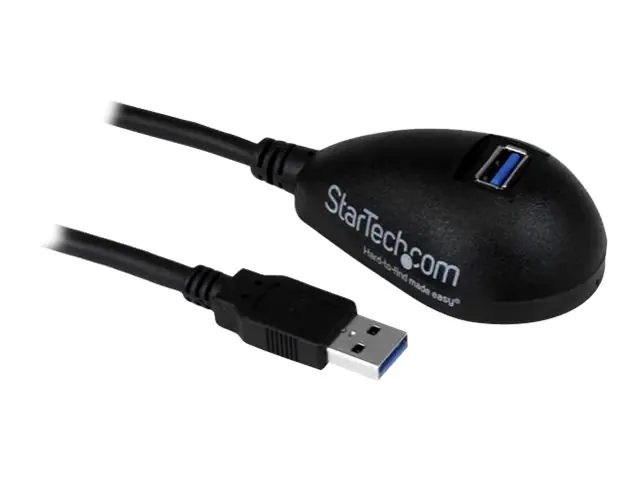 StarTech.com 1,5m SuperSpeed USB 3.0 Desktop Verlängerungskabel / Dockingkabel - Stecker / Buchse - Schwarz - USB-Verlängerungskabel - USB Typ A (W) USB3SEXT5DKB