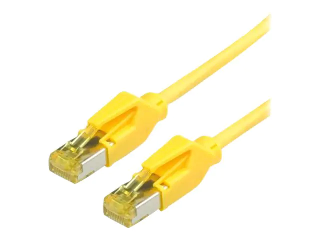 DRAKA - Patch-Kabel - RJ-45 (M) bis RJ-45 (M) - 7 m - SFTP, PiMF - CAT 6a - halogenfrei - Gelb