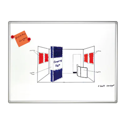 Franken Whiteboard Pro SC8202 90x60cm magnethaftend ws