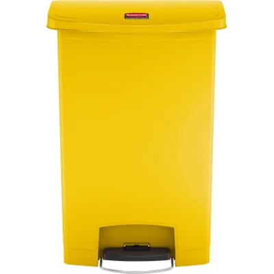 Rubbermaid Tretabfalleimer Slim Jim 1883579 Kunststoff 90l gelb Rubbermaid Tretabfalleimer Slim Jim 1883579 Kunststoff 90l gelb