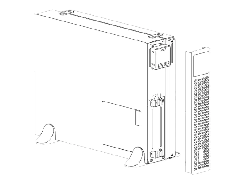 APC Smart-UPS On-Line SRT3000UXI-LI - USV (in Rack montierbar/extern) - Wechselstrom 220/230/240 V - 2700 Watt - 3000 VA - 12 Ah - USB, serial - Ausgangsanschlüsse: 8 - 2U