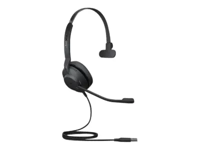 Jabra Evolve2 30 MS Mono - Headset - On-Ear - kabelgebunden - USB - Zertifiziert für Microsoft Teams