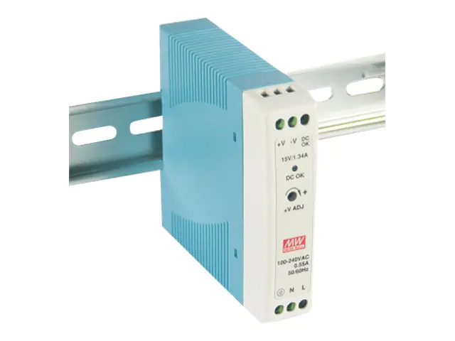 Meanwell Mean Well Industrial Slimline MDR-20-12 - Netzteil (DIN-Schienenmontage möglich)