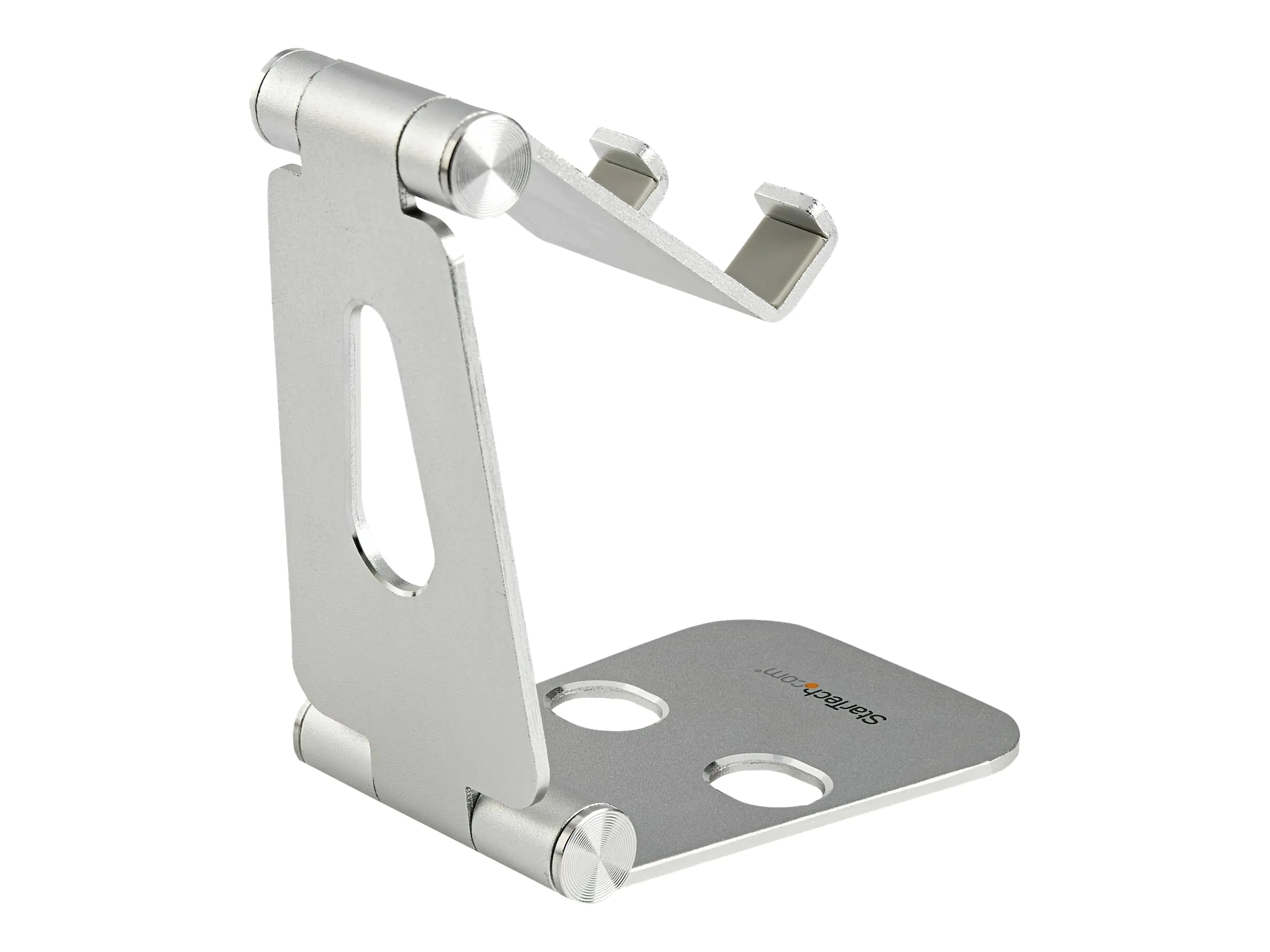 StarTech Handy und Tablet Ständer - Faltbarer Universalhalter für Smartphones und Tablets (4 bis 13 Zoll), Verstellbar, ergonomisch mit mehreren Winkeln für den Schreibtisch, tragbar (USPTLSTND) - Schreibtischständer für Handy, Tablet - bis zu 13 Zoll - S
