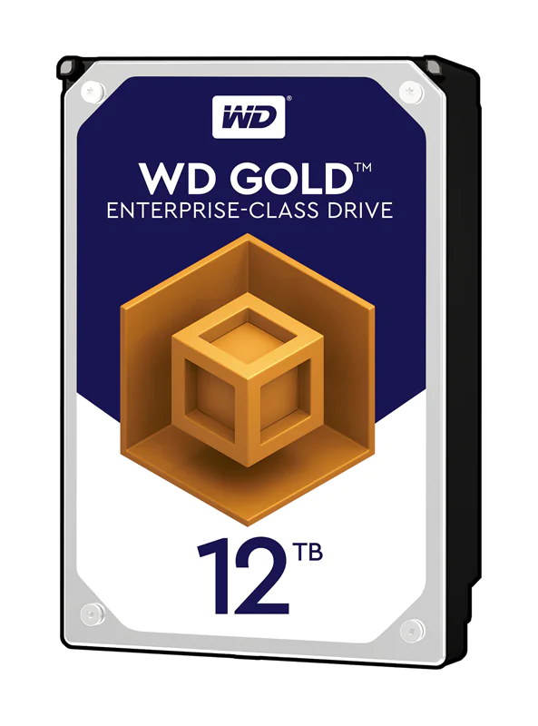 WD Gold Enterprise-Class Hard Drive WD121KRYZ - Festplatte - 12 TB - intern - 3.5" (8.9 cm) - SATA 6Gb/s - 7200 rpm - Puffer: 256 MB