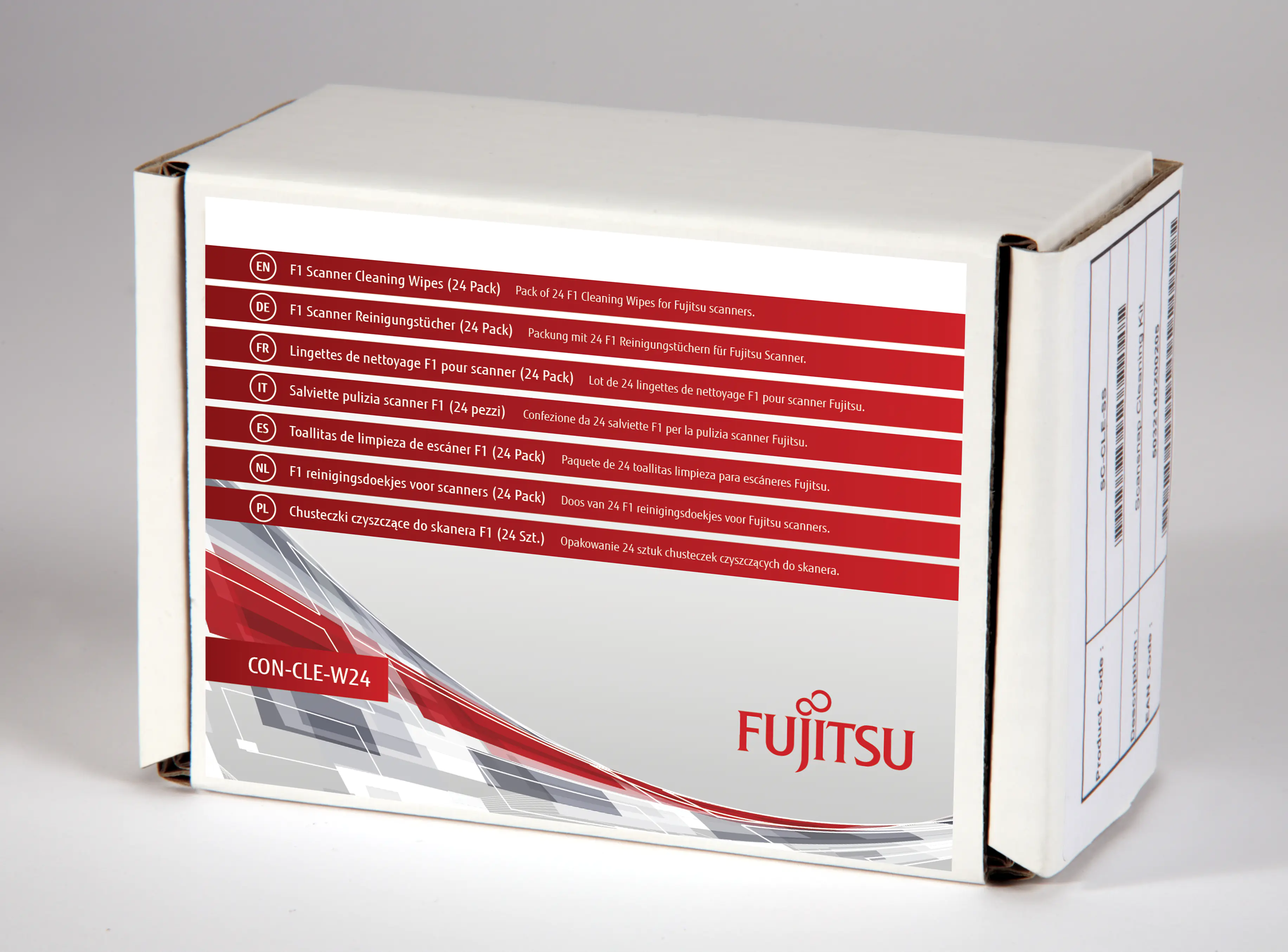 Ricoh - Reinigungstücher (Wipes) - F1 (Packung mit 24 Stück) - für Fujitsu ScanSnap iX1600; Ricoh fi-70, IX1600; ScanSnap iX1300, iX1400, iX1600, S1100
