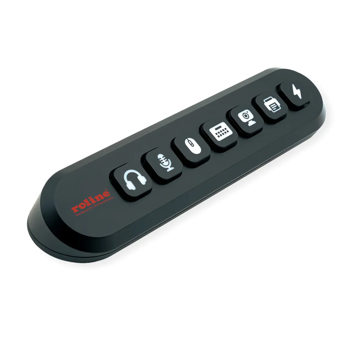 ROLINE USB3.2 Gen1 Hub 7x USB-A austauschbare Tasten