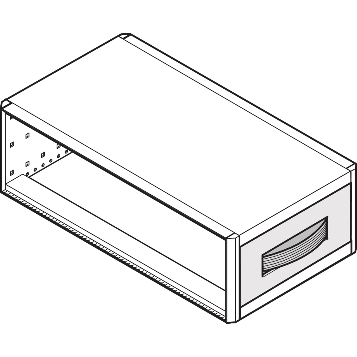 SCHROFF Bandgriff RATIO/PRO 355T - Rack-Zubehör