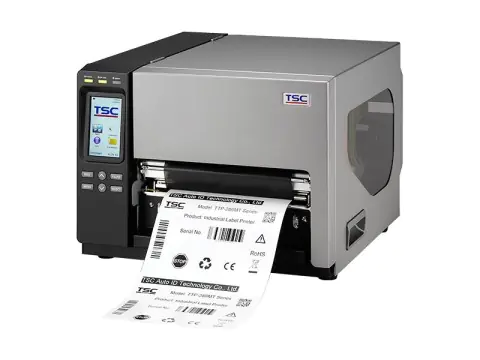 TSC TTP-384MT 12 Punkte/mm 300dpi RTC Display TSPL-EZ USB RS232 LPT - Etiketten-/Labeldrucker - Etiketten-/Labeldrucker