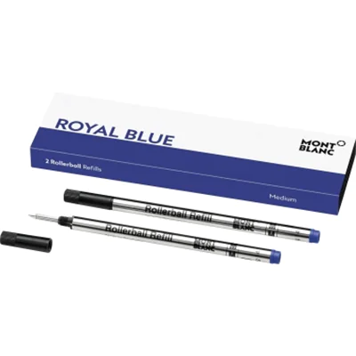 Montblanc Tintenrollermine 128233 royal blue M bl 2 St./Pack. Montblanc Tintenrollermine 128233 royal blue M bl 2 St./Pack.