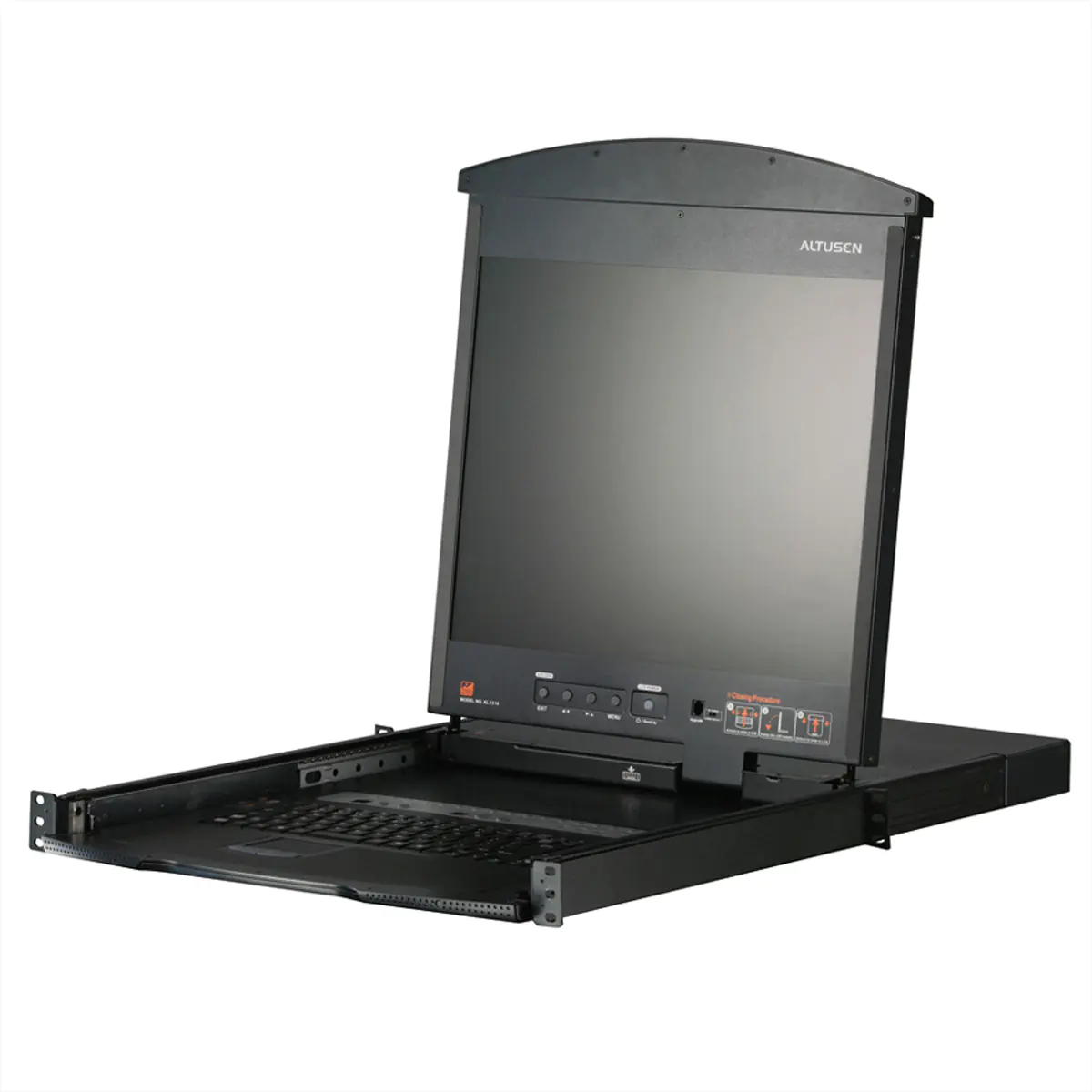 ATEN KL1516AM SP 43cm LCD KVM Konsole - KVM -Umschalter - 16-Port