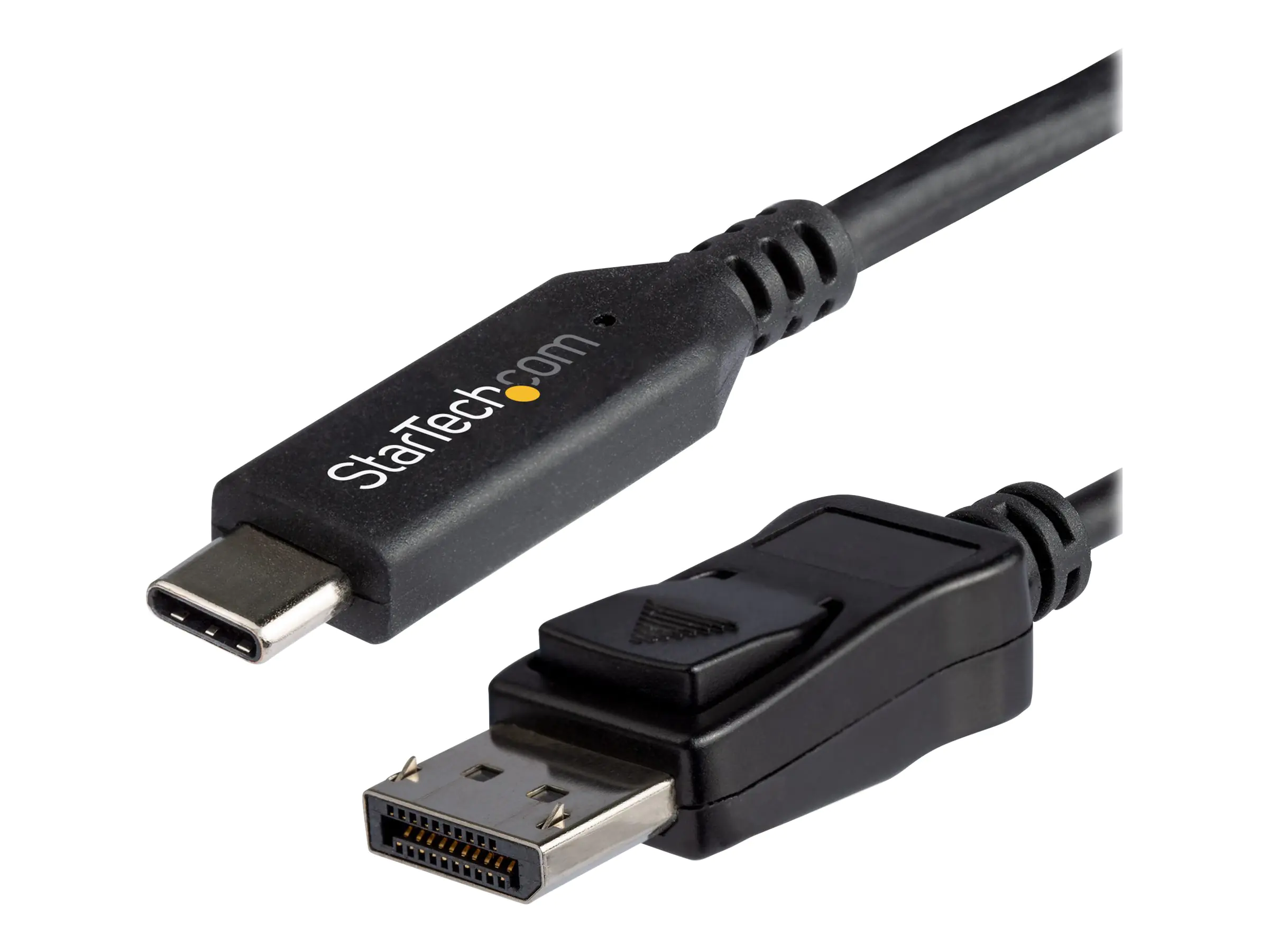 StarTech 1,8 m - USB-C auf DisplayPort-Kabel - 8K 30Hz - HBR3 - USB-C-Adapter - Thunderbolt 3-kompatibel - CDP2DP146B - Externer Videoadapter - USB-C - DisplayPort - Schwarz - für P/N: TB4CDOCK StarTech 1,8 m - USB-C auf DisplayPort-Kabel - 8K 30Hz - HBR3 - USB-C-Adapter - Thunderbolt 3-kompatibel - CDP2DP146B - Externer Videoadapter - USB-C - DisplayPort - Schwarz - für P/N: TB4CDOCK