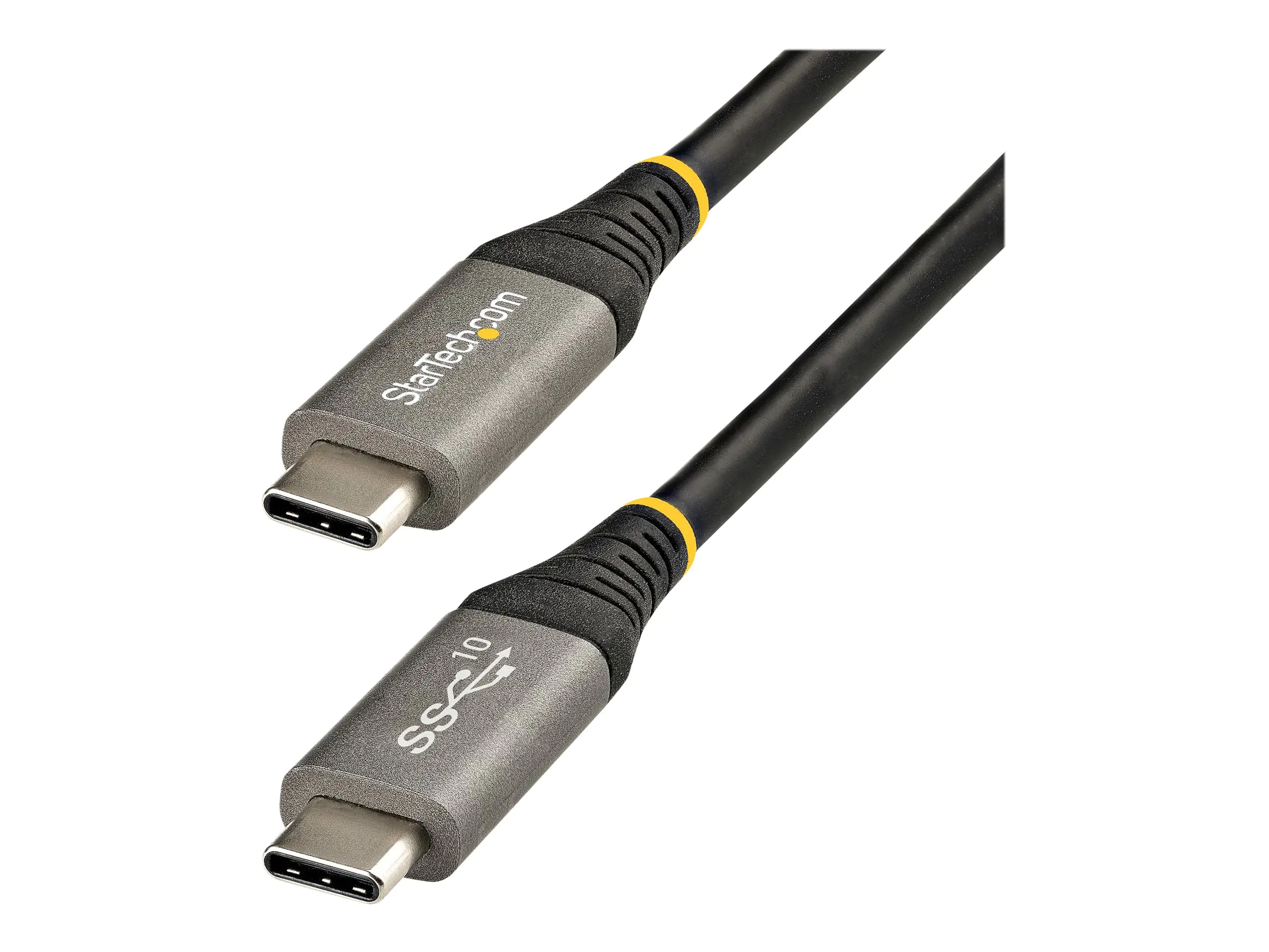 StarTech 1m USB-C Kabel 10Gbit/s - USB-IF zertifiziertes USB-C Kabel - USB 3.1/3.2 Gen 2 Typ-C Kabel - 100W (5A) Power Delivery, DP Alt Mode - USB-C Kabel - Laden&Synchronisieren (USB31CCV1M) - USB-Kabel - 24 pin USB-C (M) zu 24 pin USB-C (M) - USB 3.2 Ge StarTech 1m USB-C Kabel 10Gbit/s - USB-IF zertifiziertes USB-C Kabel - USB 3.1/3.2 Gen 2 Typ-C Kabel - 100W (5A) Power Delivery, DP Alt Mode - USB-C Kabel - Laden&Synchronisieren (USB31CCV1M) - USB-Kabel - 24 pin USB-C (M) zu 24 pin USB-C (M) - USB 3.2 Ge