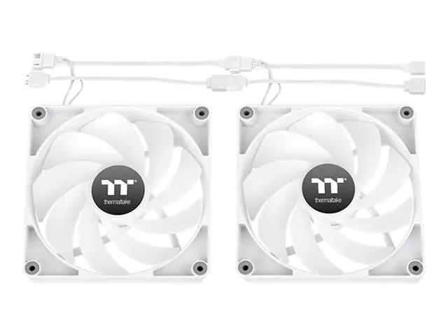 Thermaltake CT140 Reverse ARGB Sync - Gehäuselüfter - 140 mm - weiß (Packung mit 2)