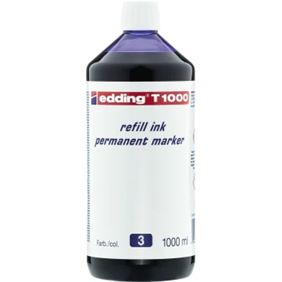 edding Nachfülltusche T1000 4-T1000003 1.000ml blau edding Nachfülltusche T1000 4-T1000003 1.000ml blau