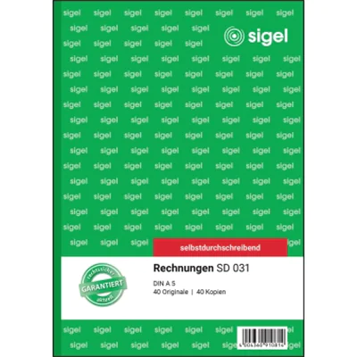 SIGEL Lieferschein SD11 DIN A5 selbstdurchschreibend 2x40Blatt SIGEL Lieferschein SD11 DIN A5 selbstdurchschreibend 2x40Blatt
