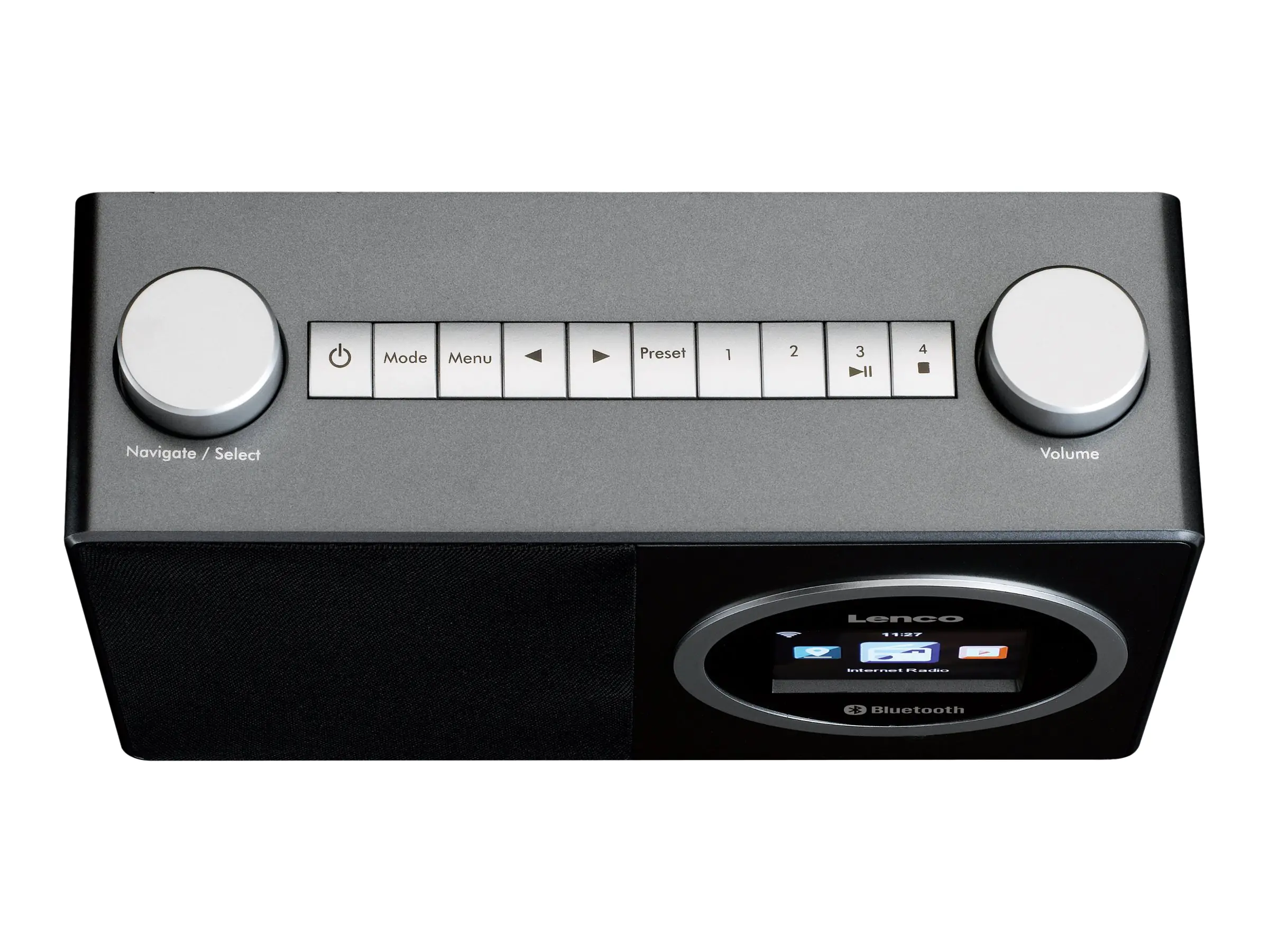 Lenco DIR-70 - Netzwerk-Audio-Player - 3 Watt (Gesamt) - Schwarz