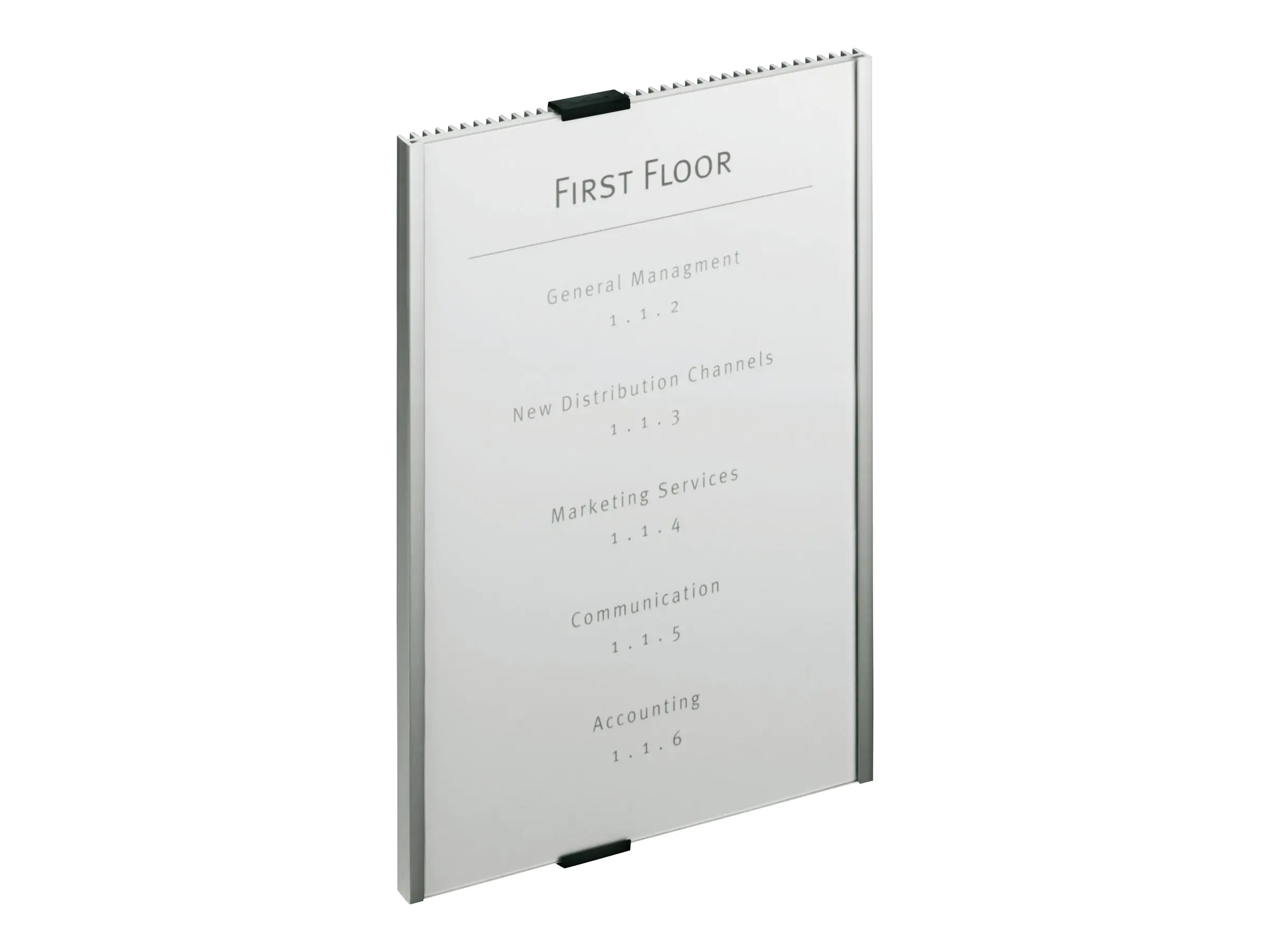 DURABLE Türschild INFO SIGN 480623 210x297mm metallic silber