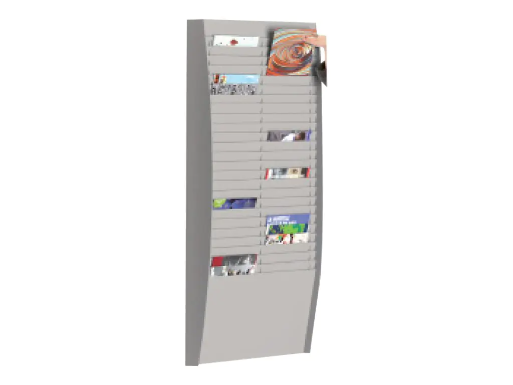Paperflow Wand-Sortiertafel V 50F A4V2X25.01 DIN A4 schwarz