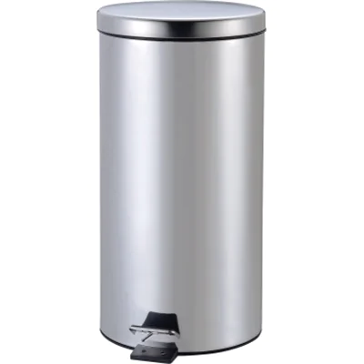 ZWINGO Tretabfalleimer Z2300300 20l Stahl rund Edelstahl ZWINGO Tretabfalleimer Z2300300 20l Stahl rund Edelstahl