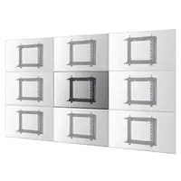 Neomounts WL95-800BL1 - Befestigungskit (Wandmontage) - für Flachbildschirm - Stahl - Schwarz - Bildschirmgröße: 106.7-177.8 cm (42"-70")