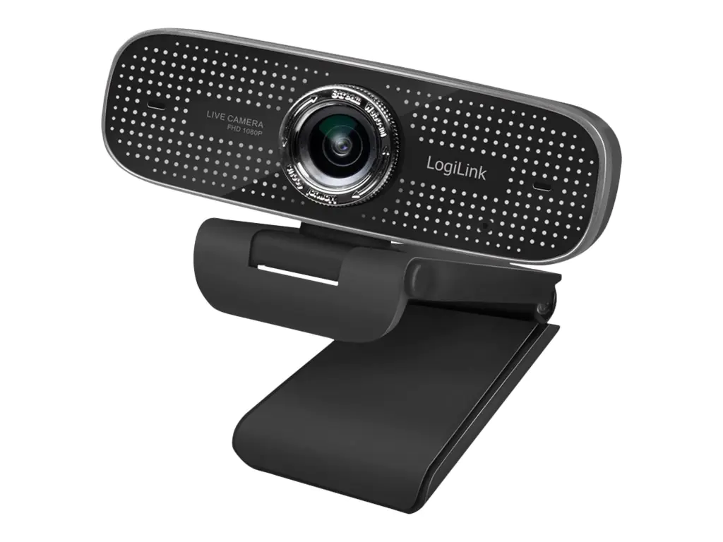 LogiLink Conference HD - Webcam - Farbe - 2 MP - 1920 x 1080 - feste Brennweite - Audio - USB 2.0 - MJPEG, YUV2