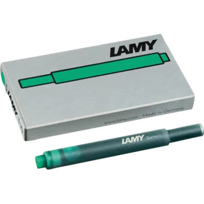Lamy Tintenpatrone T 10 Großraumtintenpatrone nicht löschbar grün 5 St./Pack. Lamy Tintenpatrone T 10 Großraumtintenpatrone nicht löschbar grün 5 St./Pack.