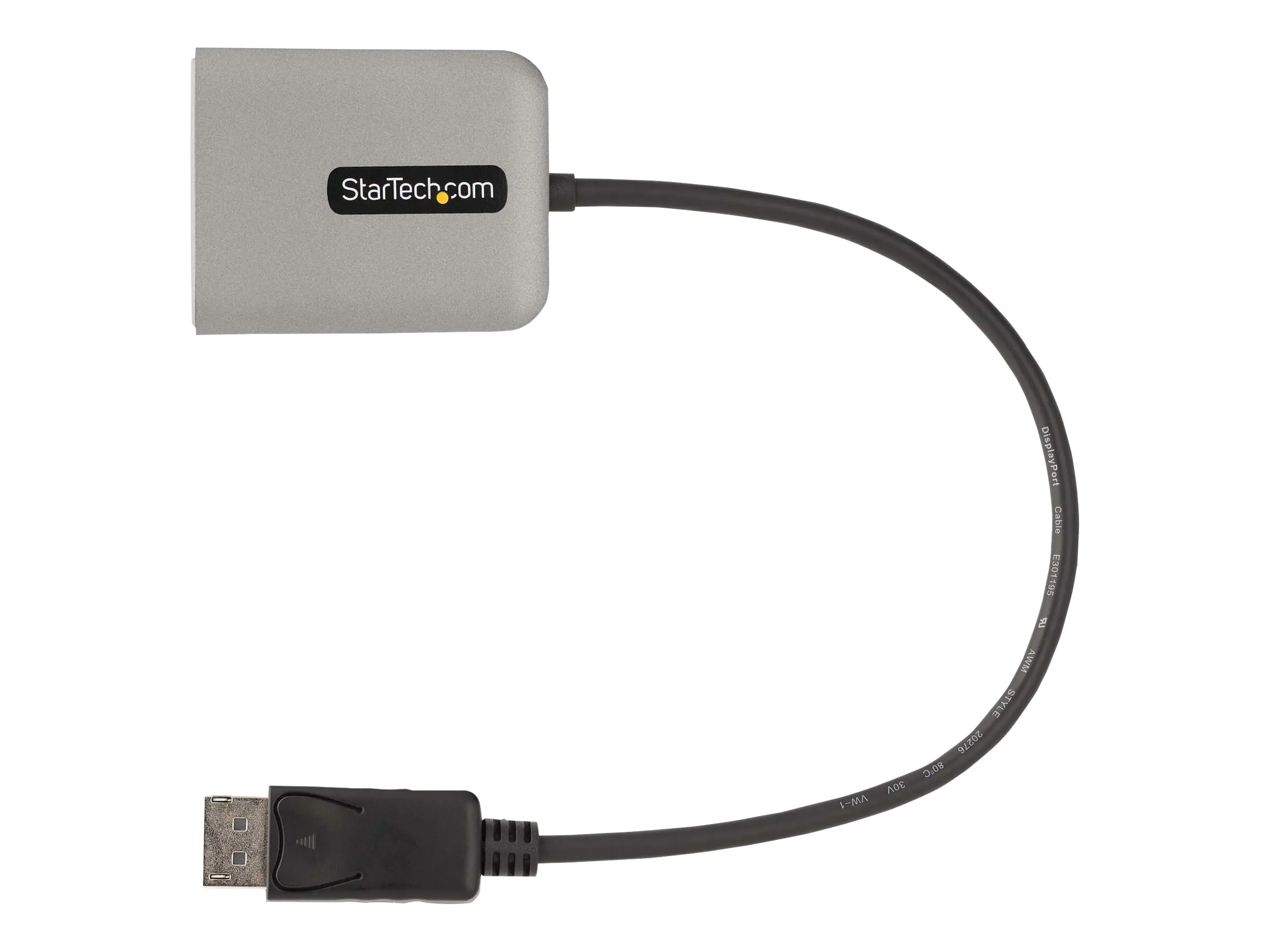 StarTech 2-Port DisplayPort MST Hub, Dual 4K 60Hz, DP to 2x DisplayPort Monitor Adapter, DP 1.4 Multi-Monitor Video Adapter w/ 1ft Built-in Cable, USB Powered, Windows Only - Multi Stream Transport Hub (MST14DP122DP) - Hub - 1 x DisplayPort + 1 x micro-US StarTech 2-Port DisplayPort MST Hub, Dual 4K 60Hz, DP to 2x DisplayPort Monitor Adapter, DP 1.4 Multi-Monitor Video Adapter w/ 1ft Built-in Cable, USB Powered, Windows Only - Multi Stream Transport Hub (MST14DP122DP) - Hub - 1 x DisplayPort + 1 x micro-US