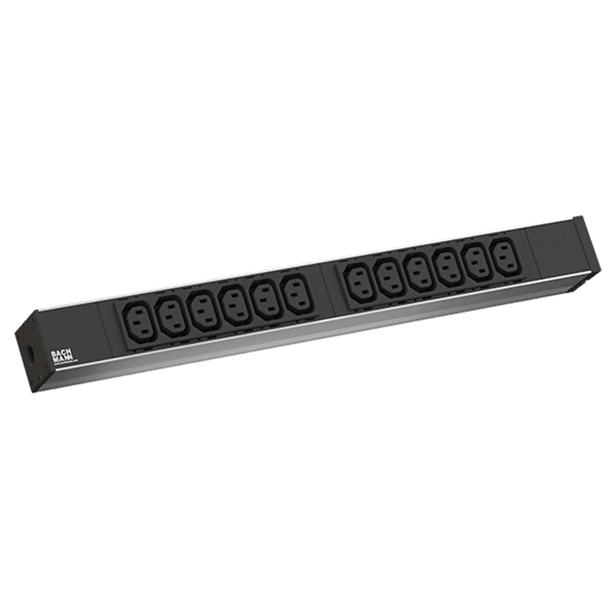 Bachmann LOCKABLE - Steckdosenleiste (Rack - einbaufähig) - Ausgangsanschlüsse: 12 (IEC 60320 C