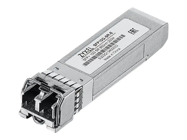 Zyxel SFP10G-SR-E - SFP+-Transceiver-Modul - 10GbE - 10GBase-SR - LC Multi-Mode - bis zu 300 m - 850 nm (Packung mit 10)