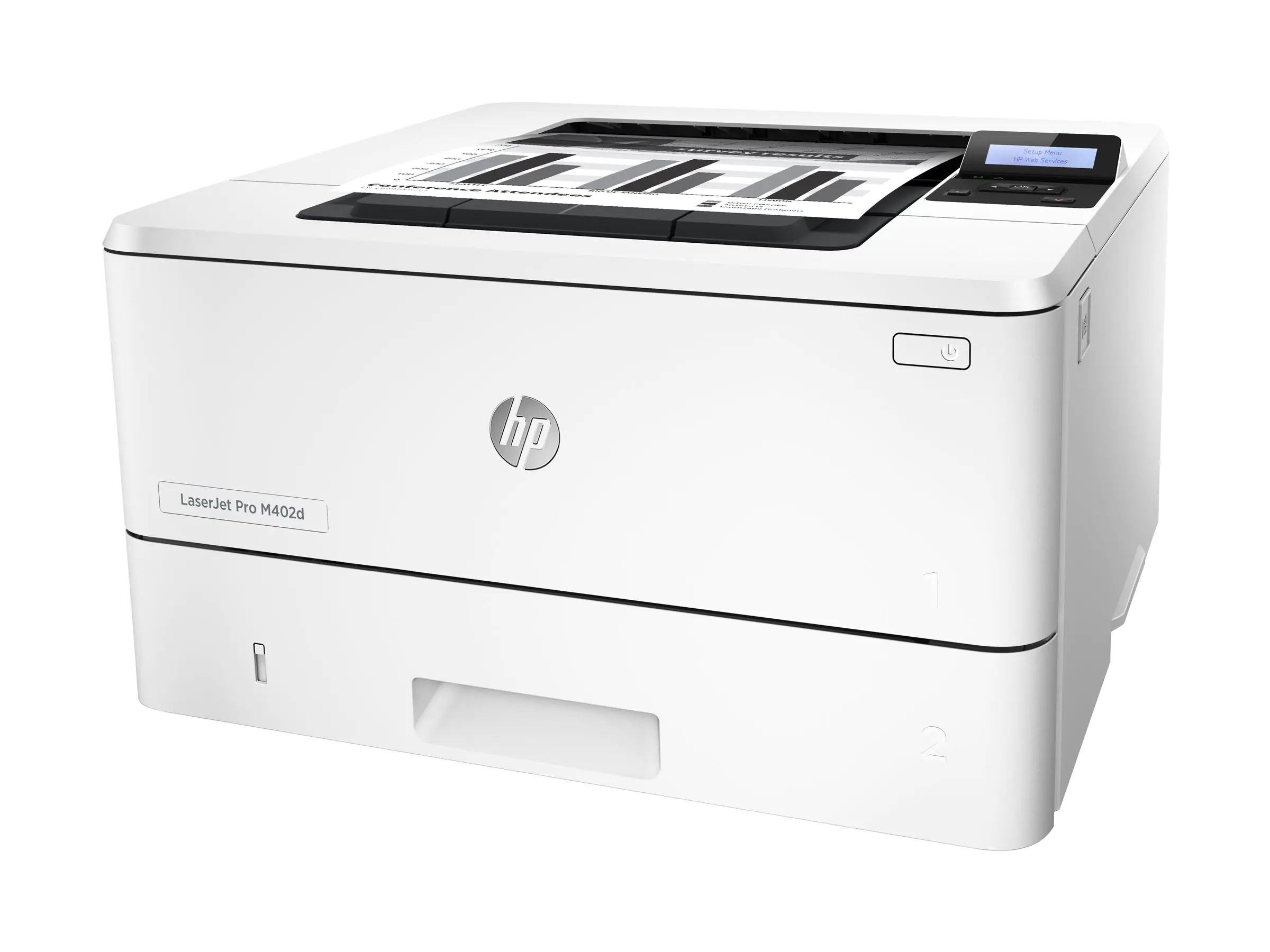 HP LaserJet Pro M402d - Drucker - s/w - Duplex - Laser - A4/Legal - 4800 x 600 dpi - bis zu 38 Seiten/Min. - Kapazität: 350 Blätter - USB 2.0